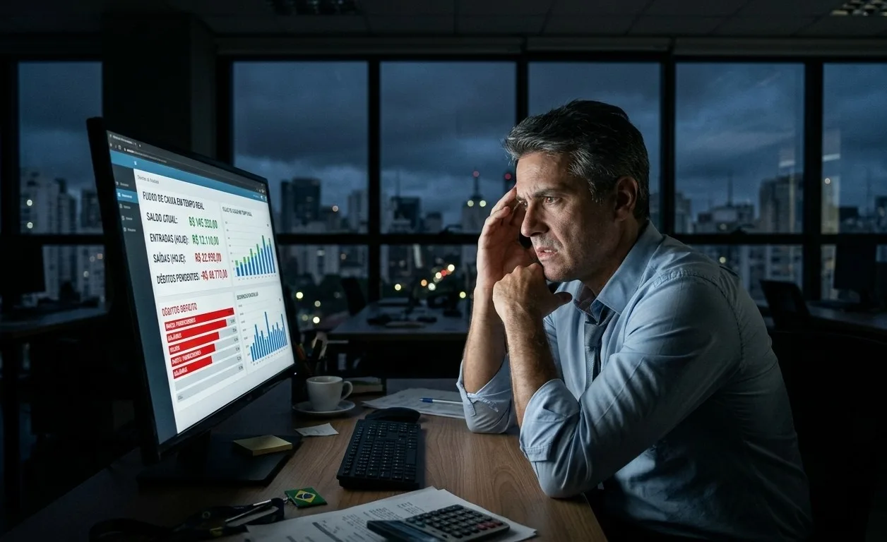 Fluxo de caixa em tempo real: por que 63% das empresas brasileiras ainda operam no escuro